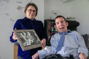 Neil Wallace client and carer 