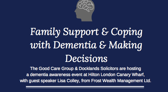 Family Support & Coping with Dementia and Making Decisions