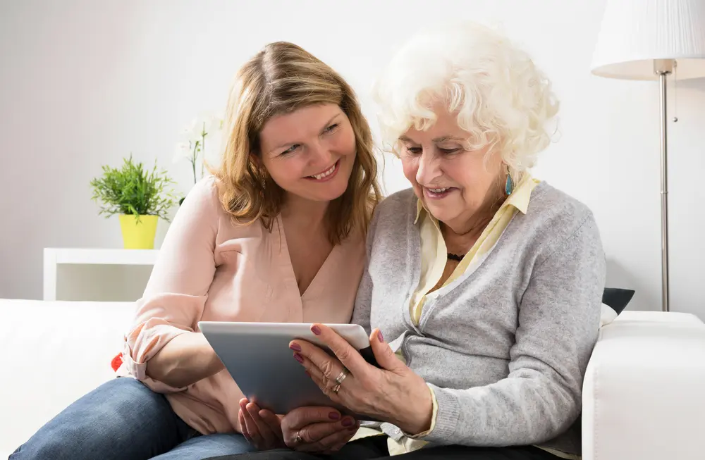 Using technology to communicate with older people