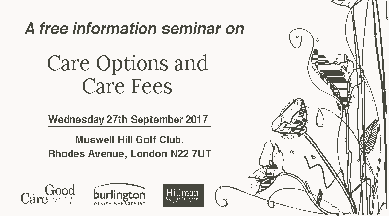 Free Care Seminar at The Muswell Hill Golf Club