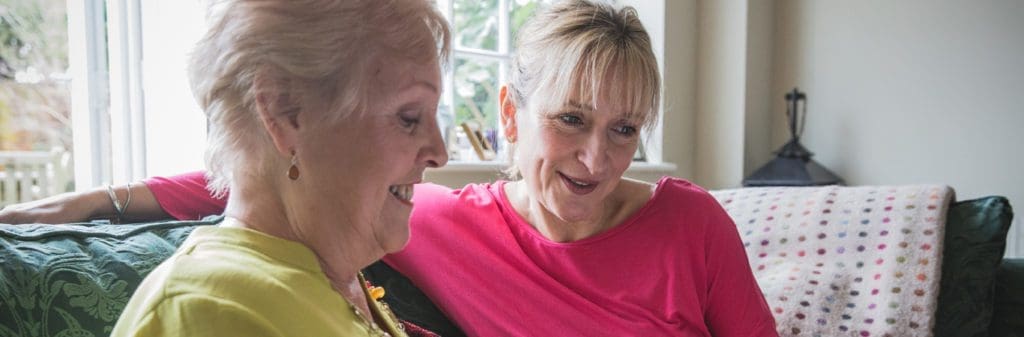 dementia care_carer talking with patient_banner