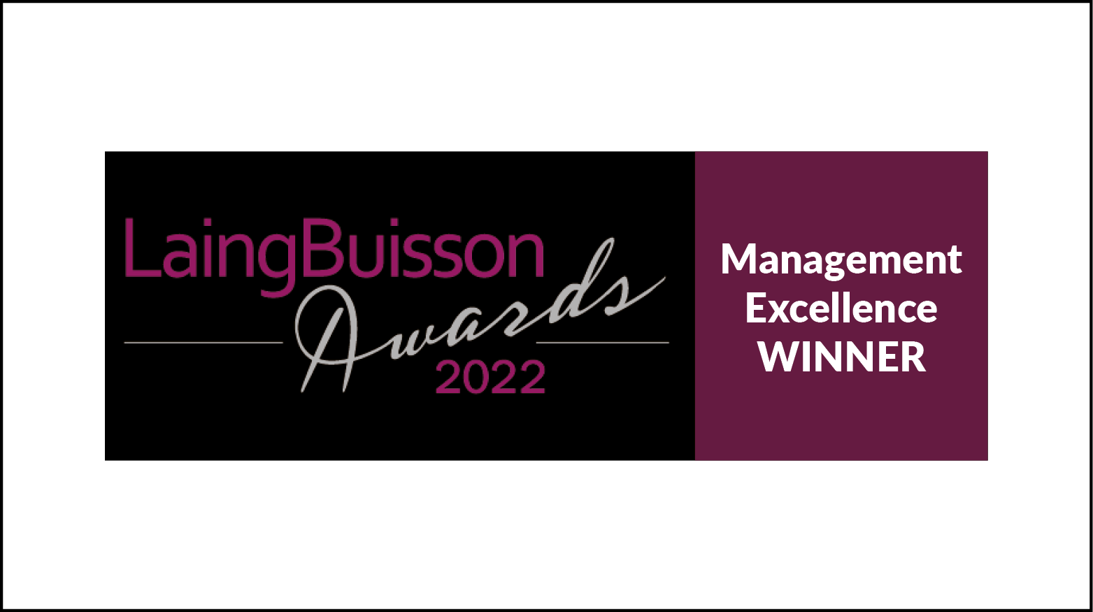 laing-buisson-managment-excellence-award-2022