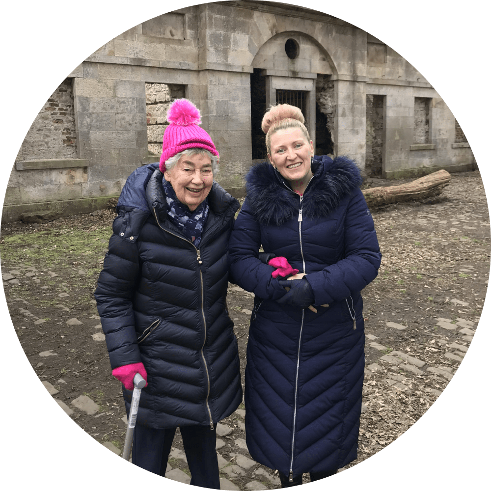 Support and encouragement from live-in carers