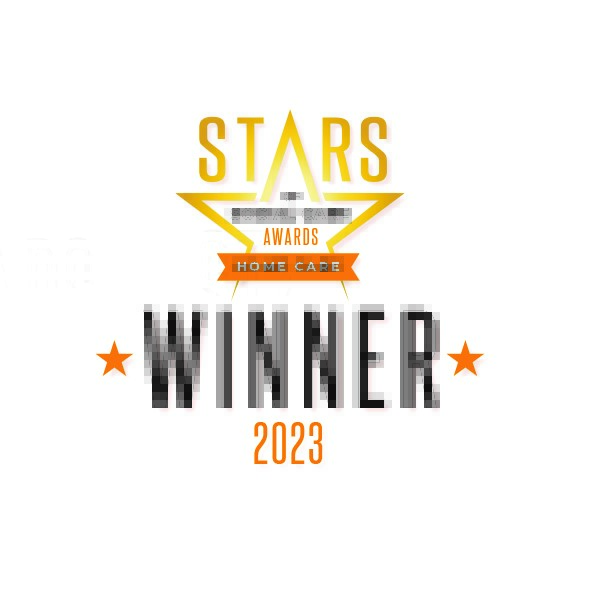Winners of two awards at the Stars of Social Care Awards, 2023!