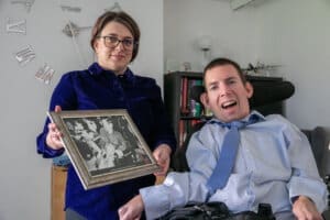 Neil Wallace client and carer 